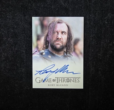 Game of Thrones Authentic Autograph Card - Rory McCann as Sandor Clegane - Image 1 of 2