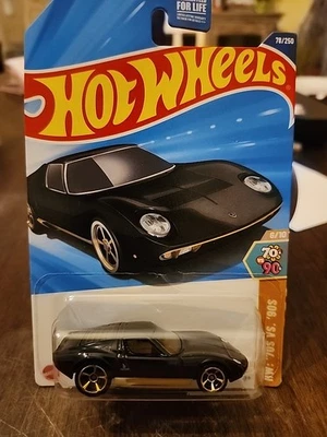 1971 Lamborghini Mura Sv Hw 70 S Vs 90s 2024 Hotwheels Diecast Car 1:64 - Image 1 of 3