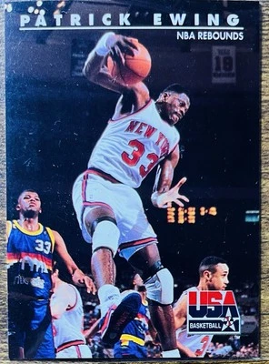 1992 SKYBOX USA PATRICK EWING #27 BASKETBALL NEW YORK KNICKS - Image 1 of 2
