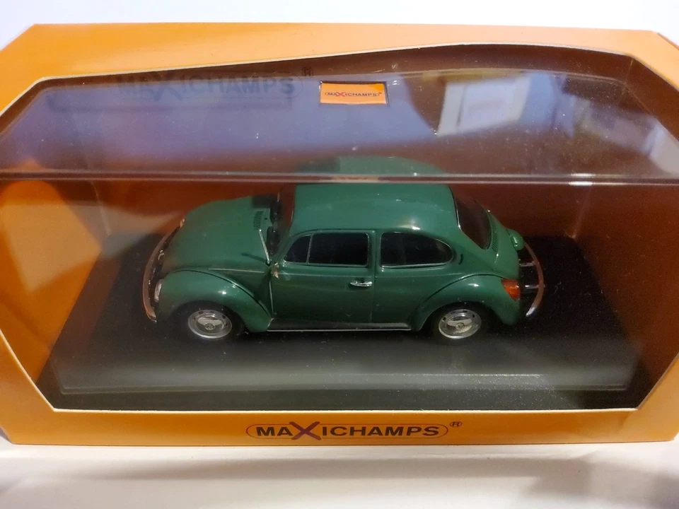 1/43 VOLKSWAGEN VW BEETLE 1200 EN VERDE 1983, MAXICHAMPS/MINICHAMPS  Foto 1 de 1