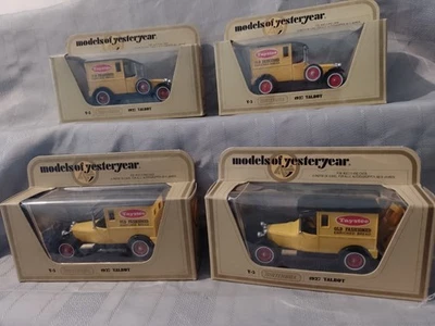 MATCHBOX MODELS OF YESTERYEAR 1927 TALBOT Y-5 TAYSTEE ENRICHED BREAD BLACK BASE - Image 1 of 4