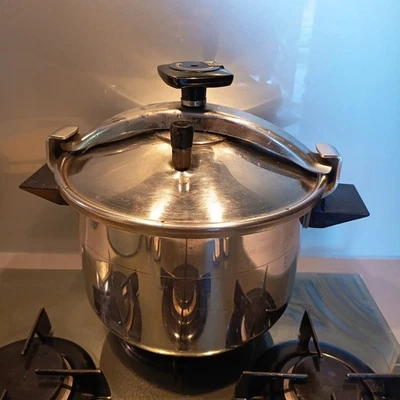 Cocotte Minute SEB Vintage en Inox 10 L  Made in France - Immagine 1 di 4