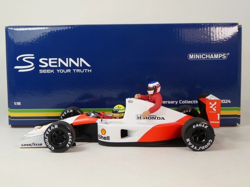 Minichamps Mclaren MP4/6 #1 Senna taxi Alesi Mexico GP 1991 WC 1/18 540911828 - Immagine 1 di 3