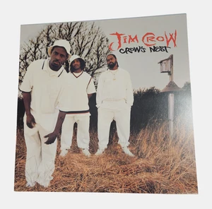 Póster plano promocional Jim Crow Crow's Nest 12x12 discos Jive de 2 caras hip hop - Imagen 1 de 5