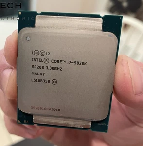 Intel Core i7-5820K 3.30GHz 6-Core 15MB 140W SR20S LGA2011-3 CPU Processor - Picture 1 of 2