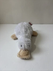 Ganz Webkins Lil Kenz Googles Plush White Platypus Stuffed Animal 8" No Code - Picture 1 of 10
