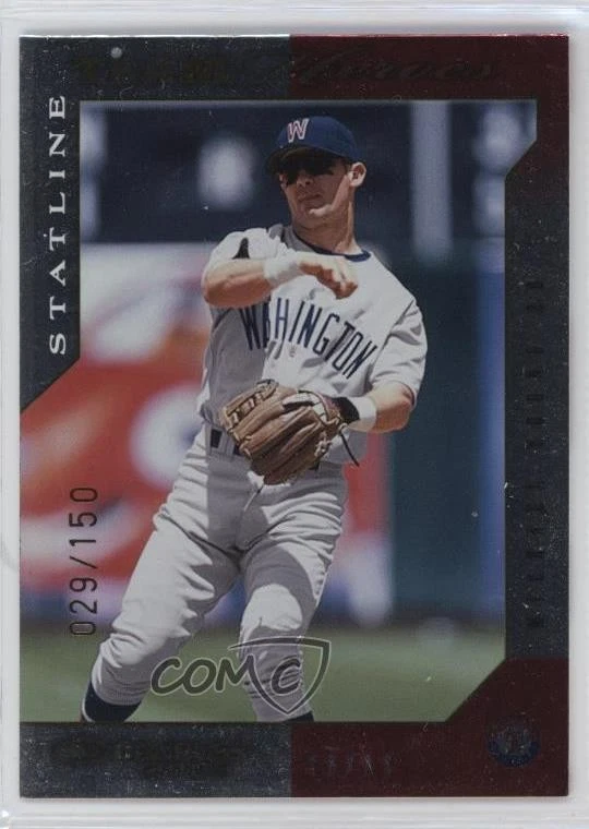 2003 Donruss Team Heroes Stat Line /150 Michael Young #525 - Image 1 of 2