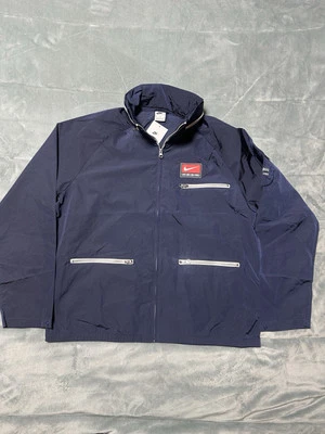 Jaqueta de tecido leve azul tamanho GG nova com etiquetas Nike NSW Trend FB7263-010 - Imagem 1 de 4