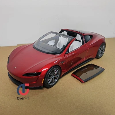 Original 1:18 Tesla Roadster Convertible Alloy Simulation Car Model - Image 1 of 4