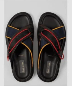 NEU PAUL SMITH SANDALEN - LUXUS DUNKELBRAUN "VAMORI" HERREN SANDALEN 8 UVP £365 - Bild 1 von 5