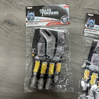 Transformers Bumblebee Guantes Set 3 Medias Stuffer Transformers Guantes Disfraz Foto 1 de 4