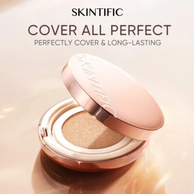 SKINTIFIC Cover All Perfect Cushion | Long-lasting Matte, Pore Blur, SPF 35 PA++ - Image 1 of 4