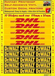Scalextric Slotcar 1/32 Gebäude Barriere Trackside Sticker Decals Bogen 13 - Bild 1 von 3