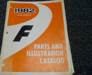 1982 Chevrolet Impala Sedan Wagon Parts Catalog Manual - Picture 1 of 2