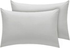 Pack of 8 Soft Finish Luxury Pillowcase Silver 100% Cotton (50 x 75 cm) 