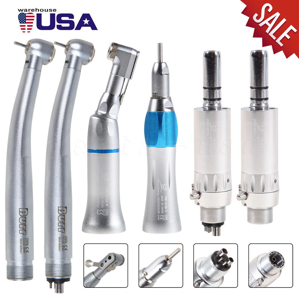 Estilo NSK Dental 4/2 Agujero Alta y Baja Velocidad / Kit Pieza de Mano Turbina Foto 1 de 3