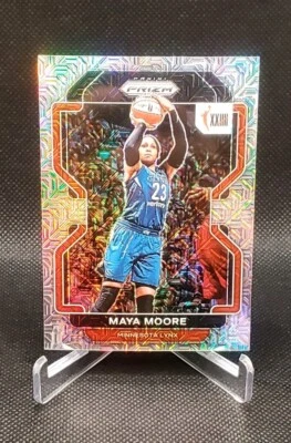 2022 Panini Prizm WNBA #168 Maya Moore W25 Mojo Prizm /25 Minnesota Lynx SP - Image 1 of 2