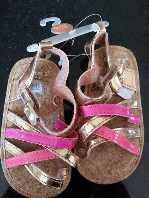 Bebé Niñas Koala Niños Sandalias Rosa y Dorado Talla 9-12 Meses Foto 1 de 4