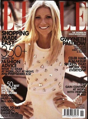 ELLE US 11/2010 The Women in Hollywood Iss GWYNETH PALTROW Jessica Chastain @NEW - Image 1 of 4