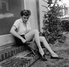 Actress Alix Talton Poses At Home In LA 1956 OLD PHOTO 7