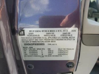 Medidor de velocímetro usado serve: 2006 Chevrolet Hhr MPH grau A - Imagem 1 de 4