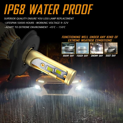 Kit combinado de 4x faros antiniebla LED para Subaru Forester 1998-2002 6000K Foto 1 de 4