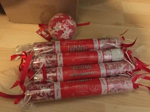Lot 5 TWO'S COMPANY PIER 1 CANDY CANE FAVORS BATH CONFETTI FIZZERS PEPPERMINT  - Picture 1 of 3