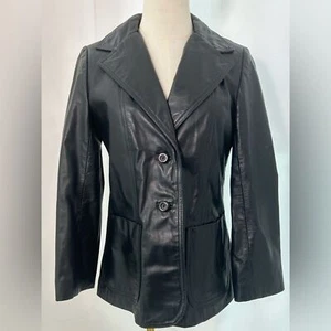 VINTAGE 70s GENERAL LEATHER Jacket SMALL - Picture 1 of 6