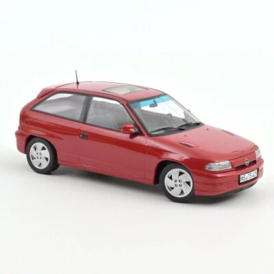 NOREV COLLECTORS  1:18 AUTO DIE CAST METAL OPEL ASTRA GSi  1992 ROSSO ART 183672 - Immagine 1 di 3