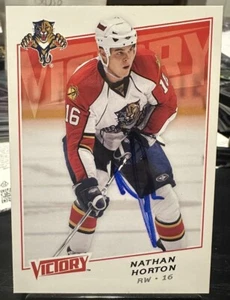 Nathan Horton Signed 2008-09 Upper Deck Victory Card #112 Panthers  - Picture 1 of 2