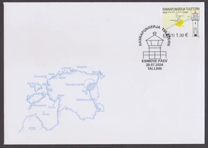 ESTONIA - 2024 RANNAPUNGERJA LIGHTHOUSE - FDC - Picture 1 of 4