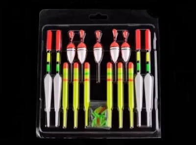 Posen 15 Stück Angel Laufposen Set Angelpose Stippposen Schwimmer Angelposen. - Bild 1 von 4