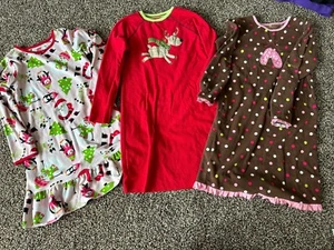 Carters Large Fleece Nightgown Lot - Picture 1 of 5