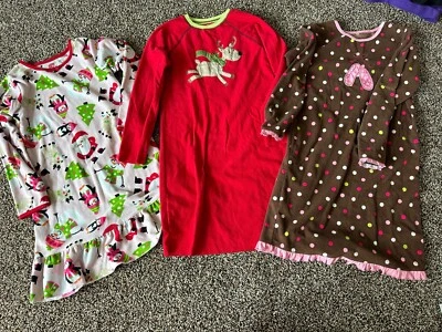 Carters Large Fleece Nightgown Lot - Image 1 of 4