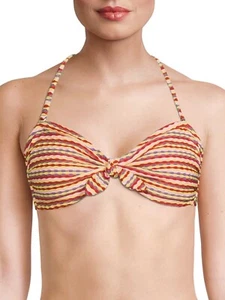 Bikini Bandeau Top Bandeau Talla S 3-5 Hilos Tinte a Rayas Sin Límites Tira de Color - Imagen 1 de 4