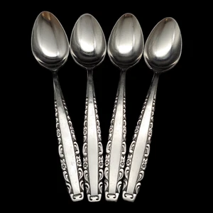 4 Oneida Northland Love Story Teelöffel - 6 1/4" Edelstahl Korea - Bild 1 von 4