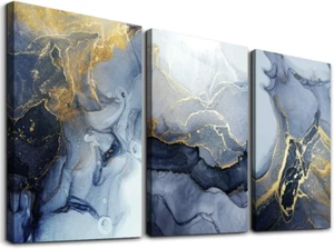 Abstract Wall Decor for Living Room Bedroom Wall Art Abstract Ink Wall Painting - Picture 1 of 12