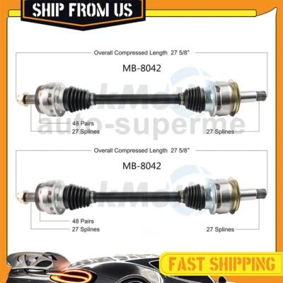 2x juntas de medio eje trasero TrakMotive CV para Mercedes-Benz C250 2012 2,5 L Foto 1 de 3