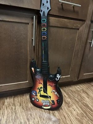 Гитара беспроводная золотистая Guitar Hero Red Octane 95449.805 PS2 — без ремня ключа - Изображение 1 из 4