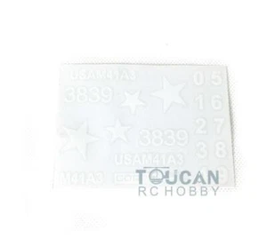 Calcomanía decorativa adhesiva larga Heng para tanque de radiocontrol Walker Bulldog 1/16 3839 - Imagen 1 de 1