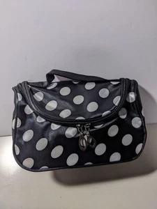 Tasche Reisetasche gepunktet für Kosmetik, Schmuck, Rasur etc. Erweiterbar - Bild 1 von 5