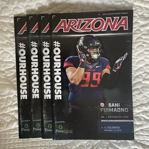 2016 College  Gameday Football Program Arizona vs Colorado with Game Ticket  - Picture 1 of 10