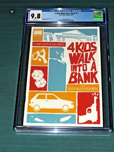 4 Kids Walk Into a Bank #1 CGC 9.8 Cubierta A Tyler Boss Cubierta 2016 Máscara Negra - Imagen 1 de 6