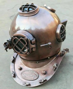 MARATIME 18 Inch US Navy Diving Helmet Mark V Deep Sea Divers Helmet Vintage - Picture 1 of 3