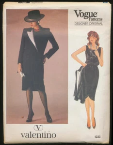 Valentino Designer original, Vogue Sewing Pattern  1233 Size 10 - Picture 1 of 1