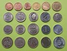 Asia Africa South America New Zeland Coins Set 21 Coins Set