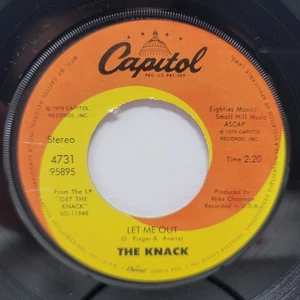 The Knack My Sharona / Let Me Out 7" 45rpm M- Vinyl 70's Record free sleeve - Picture 1 of 2