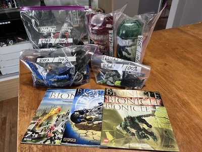 100% Complete LEGO Bionicle 5 SET VINTAGE LOT 8993 8769 Visorak 8742 8605 8561 - Image 1 of 4