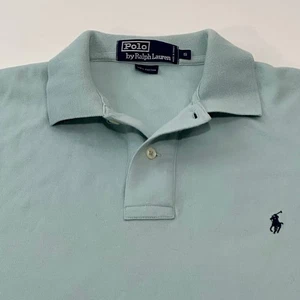Polo Ralph Lauren azul claro para hombre pequeño polo de algodón - Imagen 1 de 5