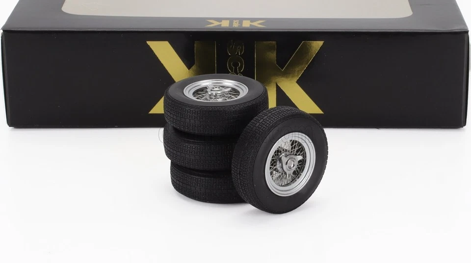 1/18 KK-SCALE - ACCESSORIES - SET 4X WHEELS AND RIMS FOR GHIBLI COUPE KKDCACC052 - Immagine 1 di 1